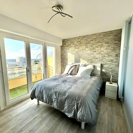 Vue Panoramique Au 8eme Etage Avec 3 Terrasses & 1 Parking A Berck-plage Apartmán Berck