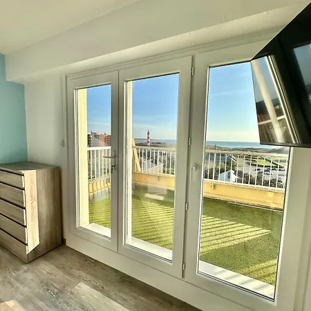 Vue Panoramique Au 8eme Etage Avec 3 Terrasses & 1 Parking A Berck-plage Apartmán *